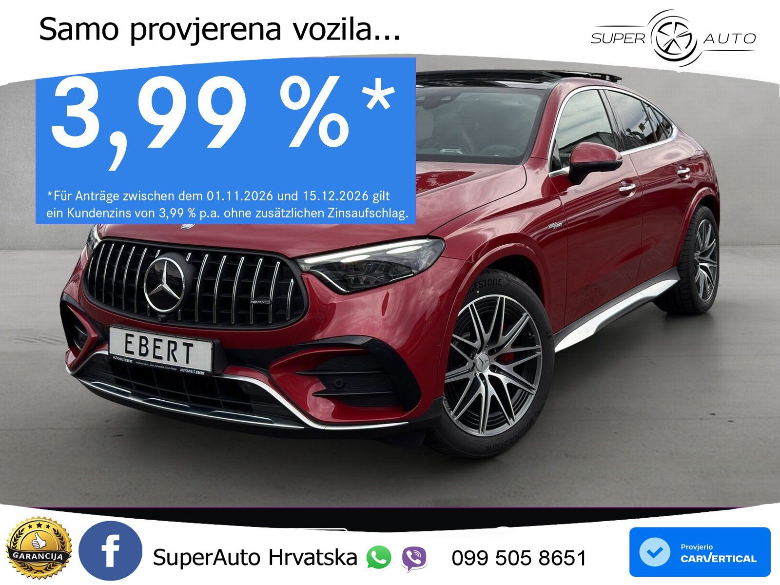 Mercedes GLC Coupe AMG 63 S E PERFORMANCE (680 KS) 4MATIC AMG SPEEDSHIFT MCT 9G ACC+HEAD+GR SJED+360+PANO
