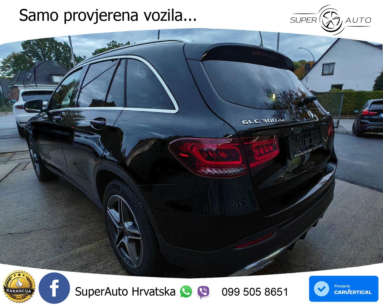 Mercedes GLC 300de (306 KS) 4MATIC 9G-TRONIC AMG ZRAČNI+ACC+GR SJED+KAM+PANO