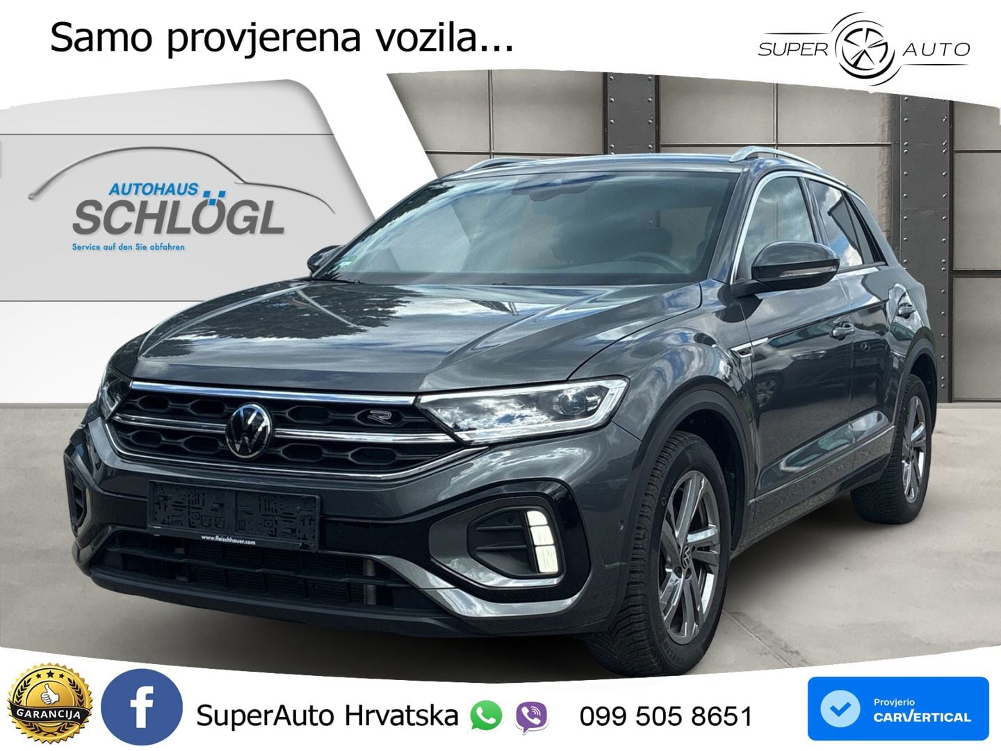 Volkswagen T-Roc 1.5 TSI (150 KS) DSG R-Line LED+GR SJED+ACC