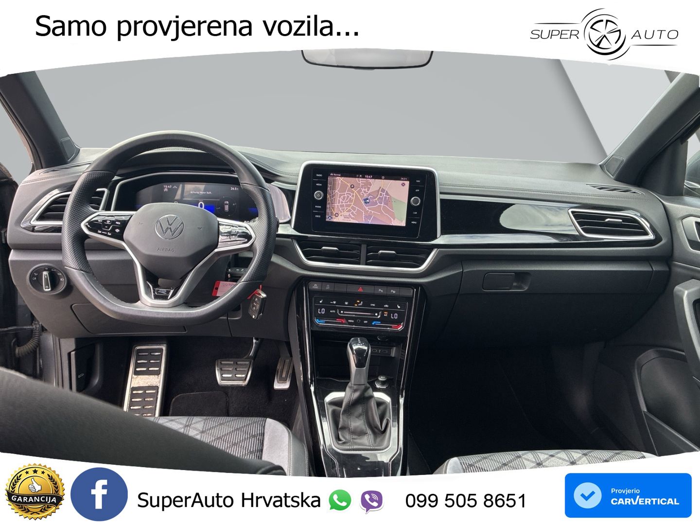 Volkswagen T-Roc 1.5 TSI (150 KS) DSG R-Line LED+GR SJED+ACC