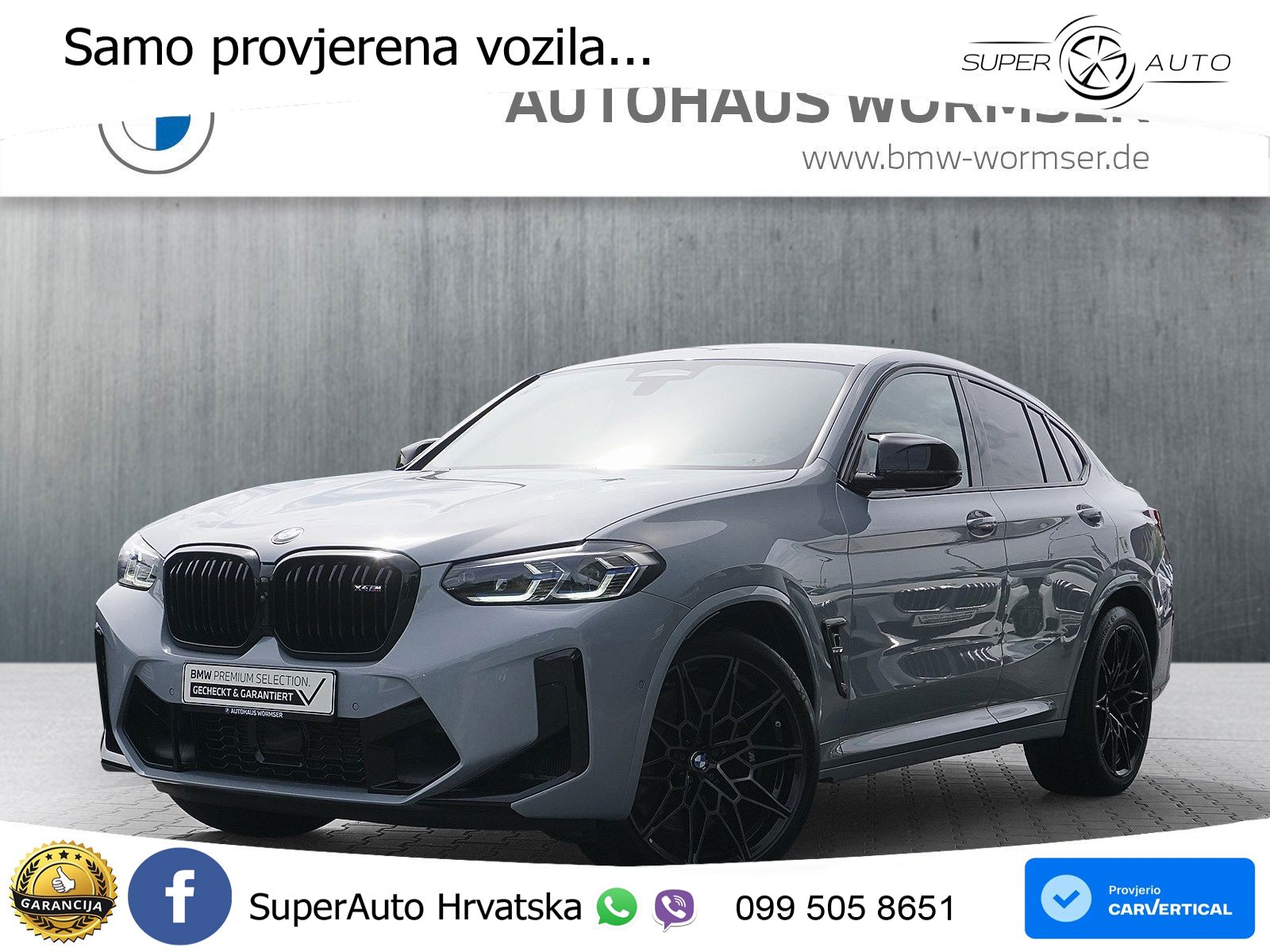 BMW X4 M Competition 3.0 (510 KS) xDrive Steptronic LED+GR SJED+ACC