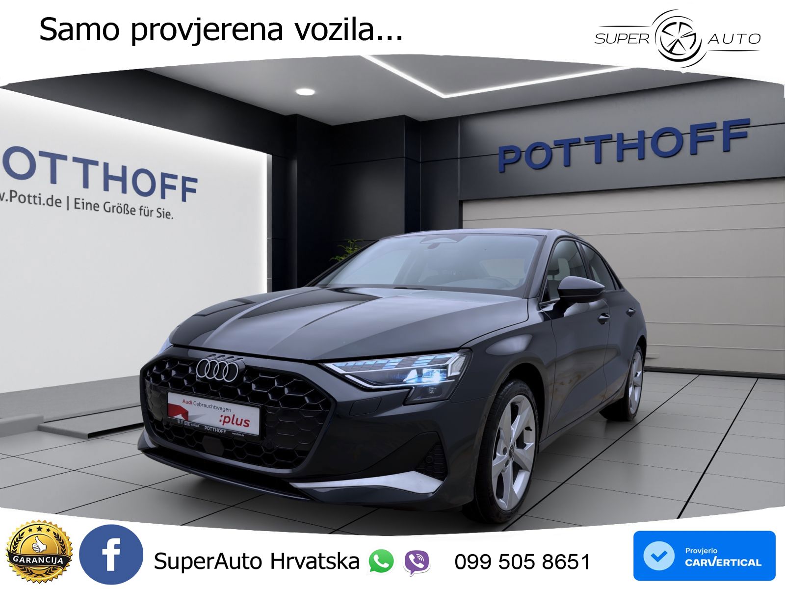 Audi A3 Limuzina 35 TFSI (150 KS) S tronic advanced LED+GR SJED+ACC