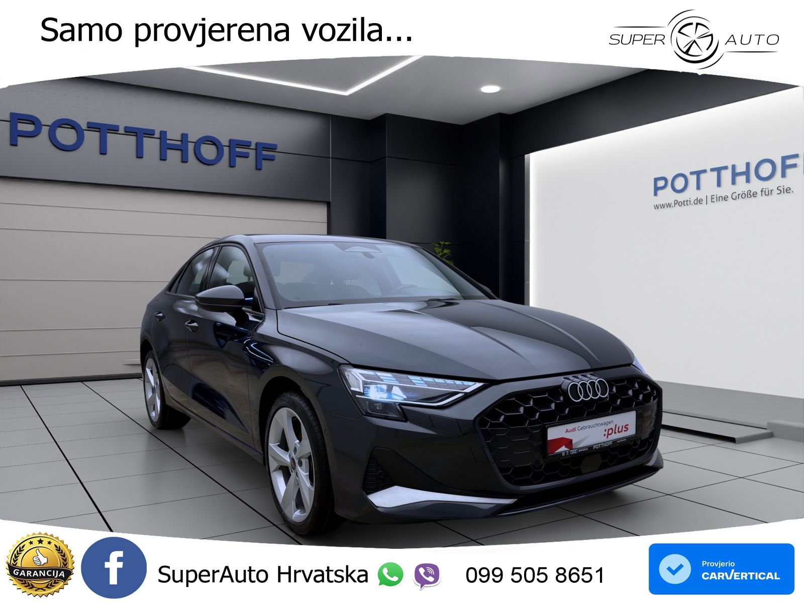Audi A3 Limuzina 35 TFSI (150 KS) S tronic advanced LED+GR SJED+ACC