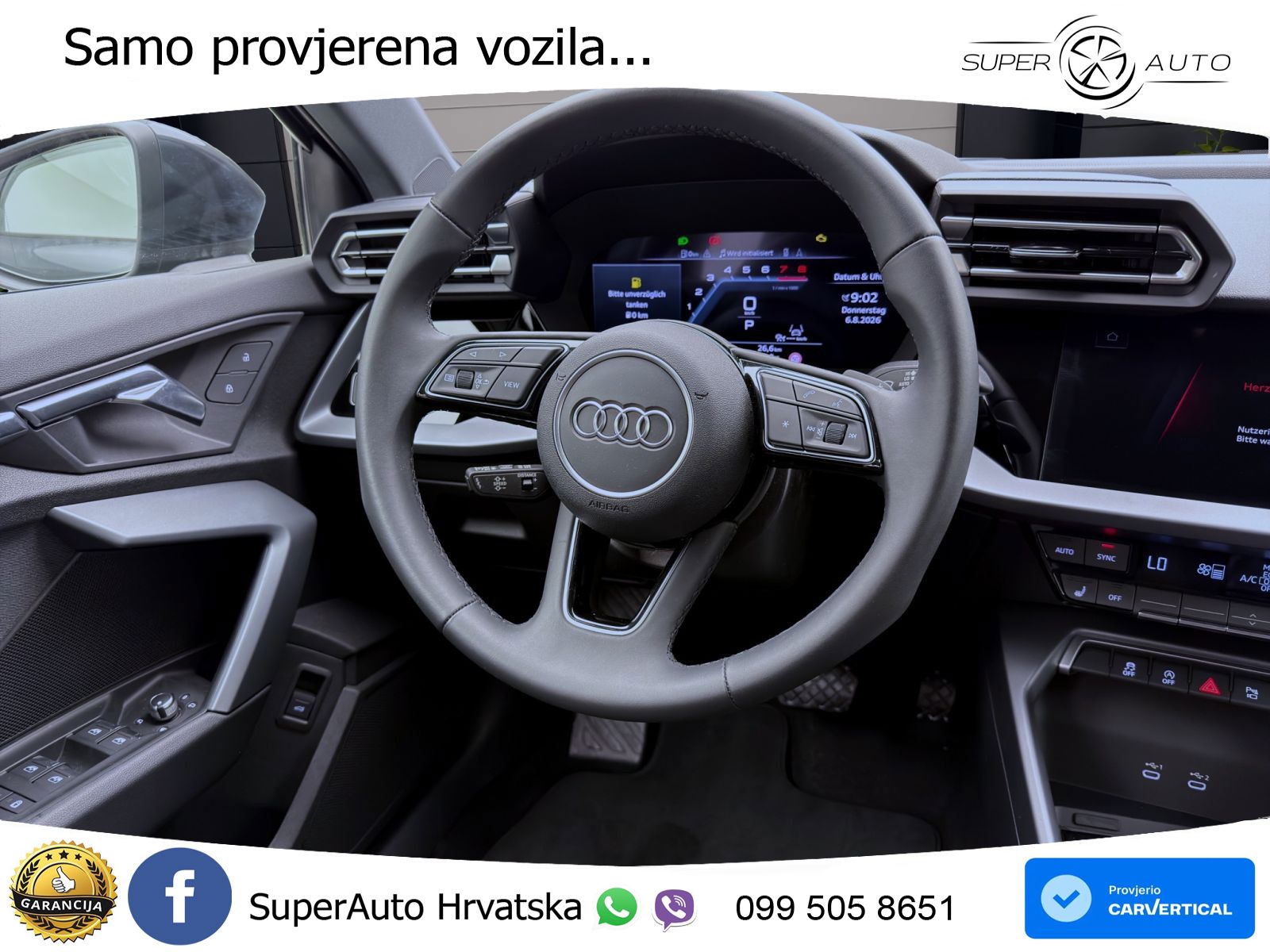 Audi A3 Limuzina 35 TFSI (150 KS) S tronic advanced LED+GR SJED+ACC