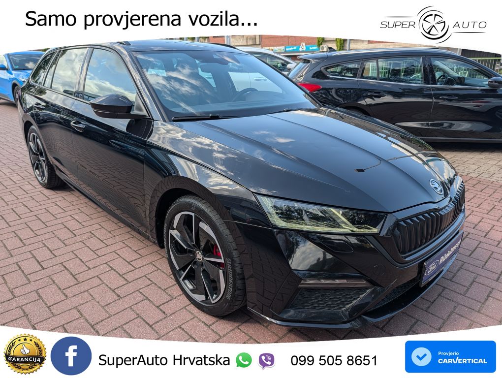 Škoda Octavia Combi RS 2.0 TDI (200 KS) DSG LED+GR SJED+ACC