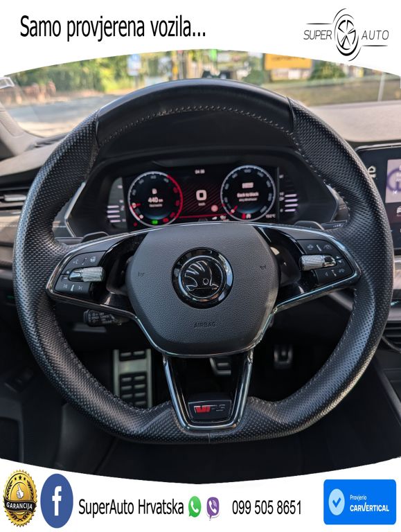 Škoda Octavia Combi RS 2.0 TDI (200 KS) DSG LED+GR SJED+ACC