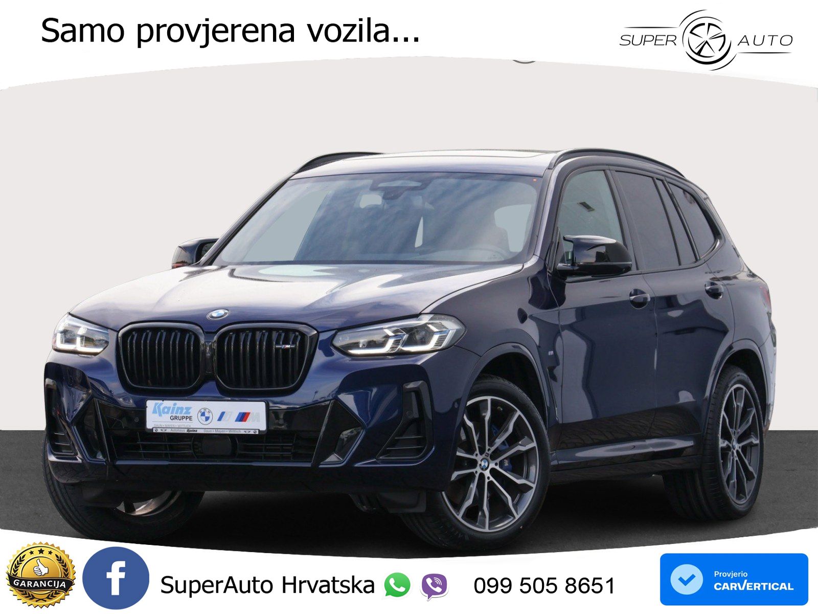 BMW X3 M40d xDrive Steptronic LED+GR SJED+ACC