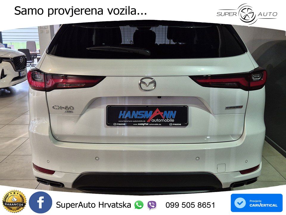 Mazda CX-60 3.3 e-Skyactiv D (254 KS) AWD Automatic MATRIX+GR SJED+KAM