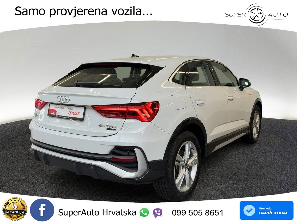Audi Q3 II Sportback 45 TFSI (230 KS) quattro S tronic S line