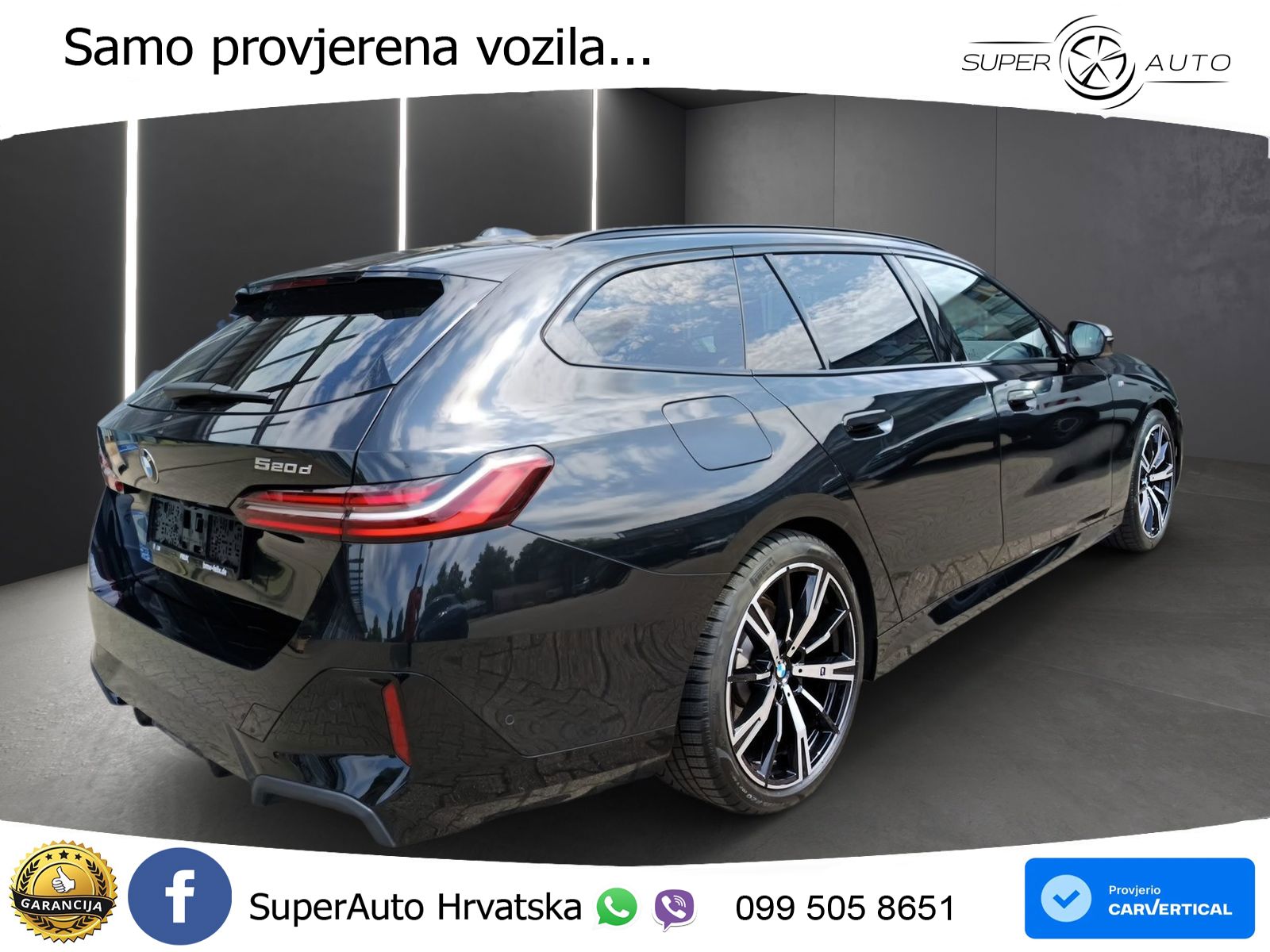 BMW 520d Touring (197 KS) Steptronic M Sport LED+GR SJED+ACC