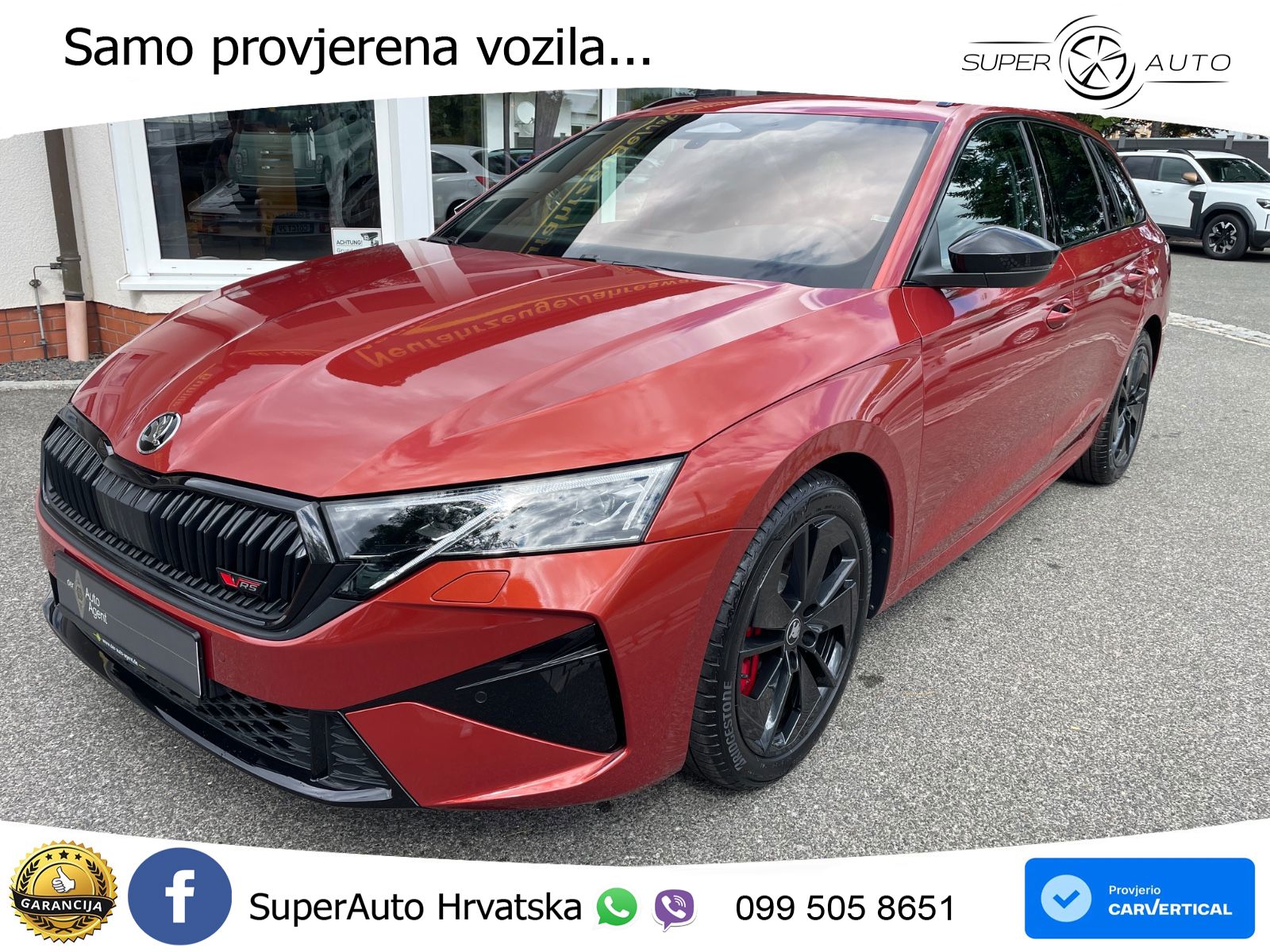 Škoda Octavia Combi RS 2.0 TSI (265 KS) DSG LED+GR SJED+ACC