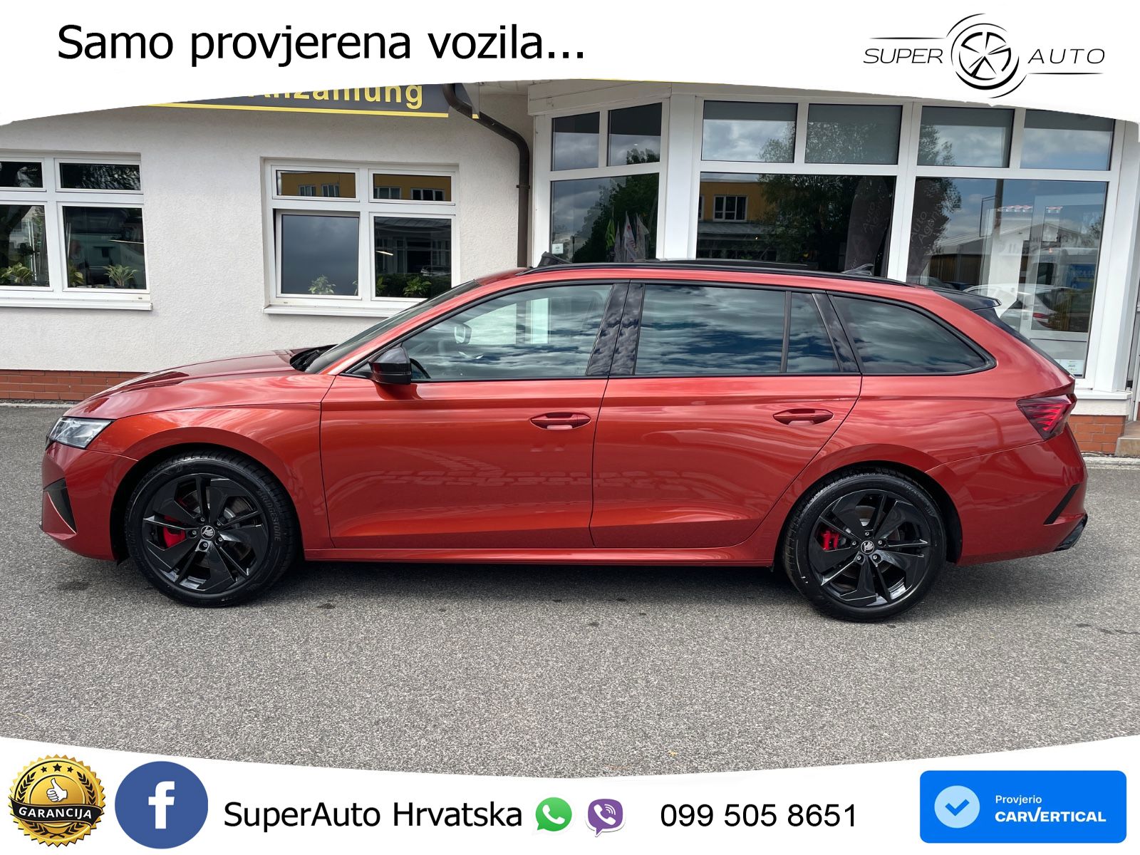 Škoda Octavia Combi RS 2.0 TSI (265 KS) DSG LED+GR SJED+ACC