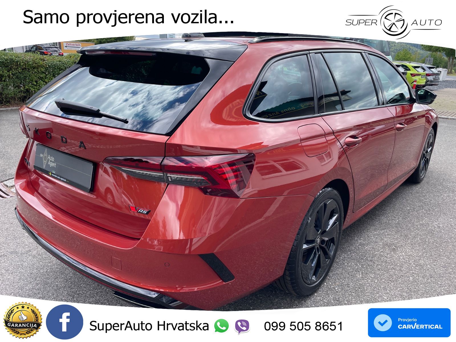 Škoda Octavia Combi RS 2.0 TSI (265 KS) DSG LED+GR SJED+ACC