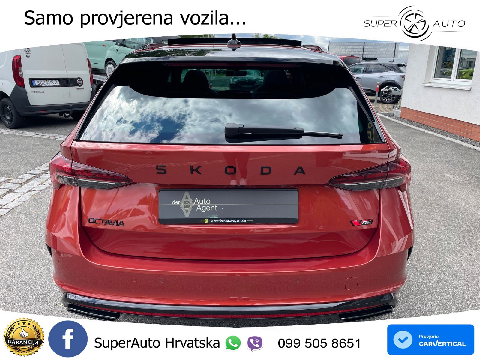 Škoda Octavia Combi RS 2.0 TSI (265 KS) DSG LED+GR SJED+ACC