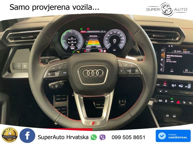 Audi A3 40 TFSIe (204 KS) S tronic S line LED+GR SJED+ACC