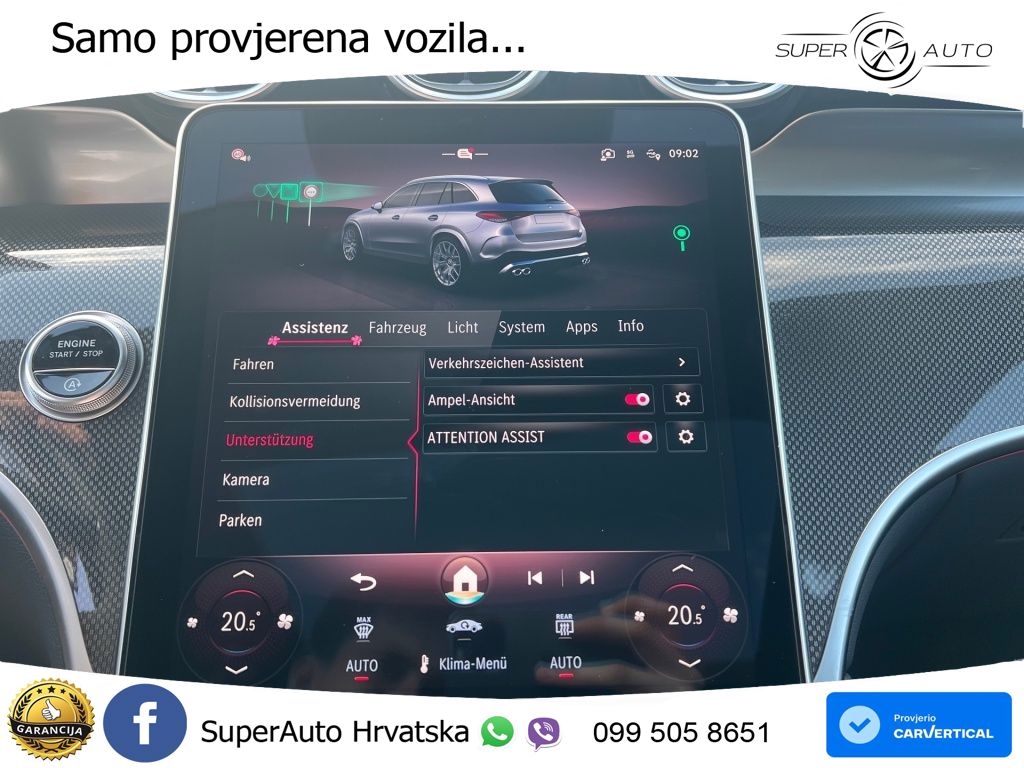 Mercedes AMG GLC 53 (449 KS) 4MATIC+ AMG SPEEDSHIFT TCT 9G ACC+HEAD+GR SJED+360+PANO