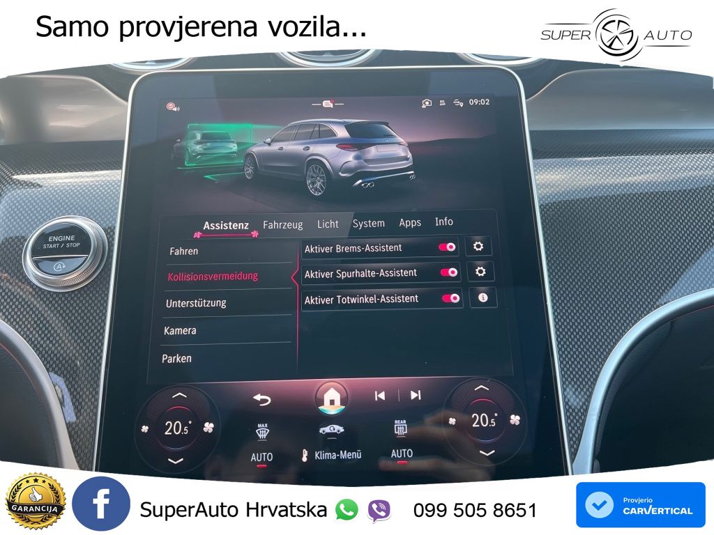 Mercedes AMG GLC 53 (449 KS) 4MATIC+ AMG SPEEDSHIFT TCT 9G ACC+HEAD+GR SJED+360+PANO