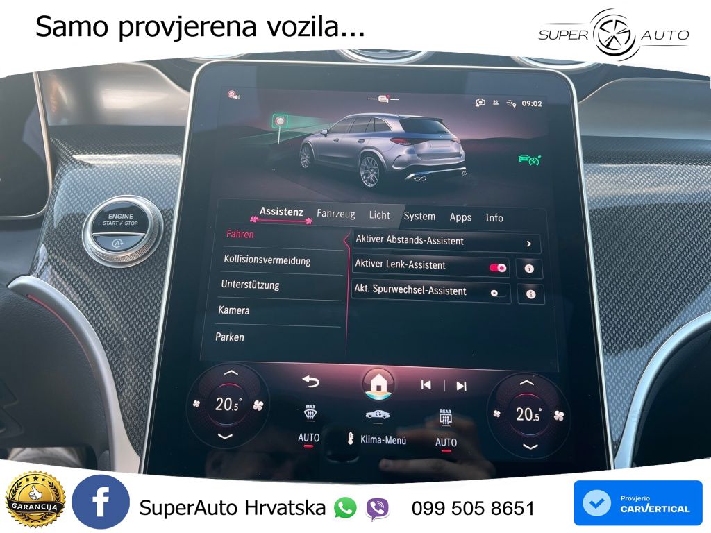 Mercedes AMG GLC 53 (449 KS) 4MATIC+ AMG SPEEDSHIFT TCT 9G ACC+HEAD+GR SJED+360+PANO