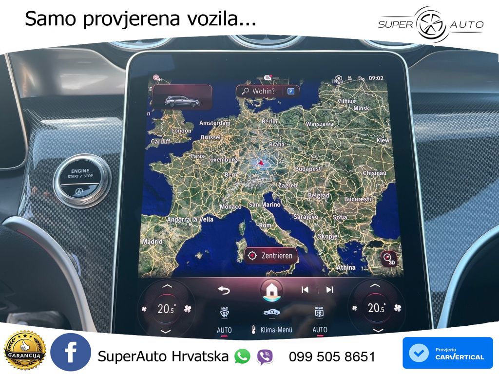Mercedes AMG GLC 53 (449 KS) 4MATIC+ AMG SPEEDSHIFT TCT 9G ACC+HEAD+GR SJED+360+PANO