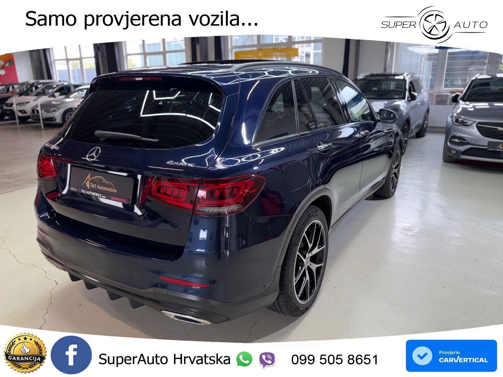Mercedes GLC 220d (194 KS) 4MATIC G-TRONIC AMG ACC+GR SJED+360+PANO