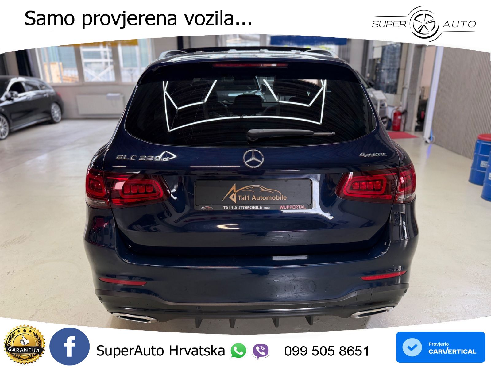 Mercedes GLC 220d (194 KS) 4MATIC G-TRONIC AMG ACC+GR SJED+360+PANO
