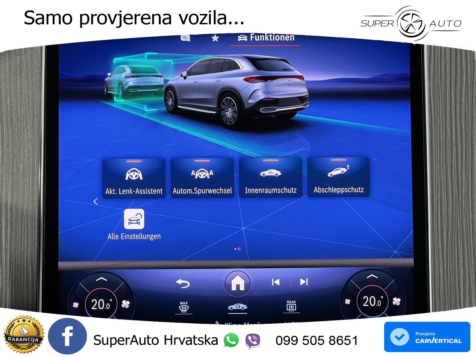 Mercedes EQE SUV 350 98 kWh (292 KS) 4MATIC AMG ZRAČNI+ACC+GR SJED+360+PANO