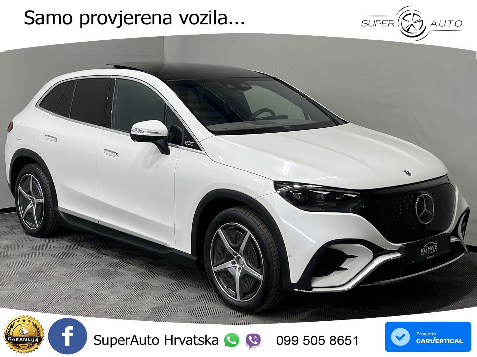 Mercedes EQE SUV 350 98 kWh (292 KS) 4MATIC AMG ZRAČNI+ACC+GR SJED+360+PANO