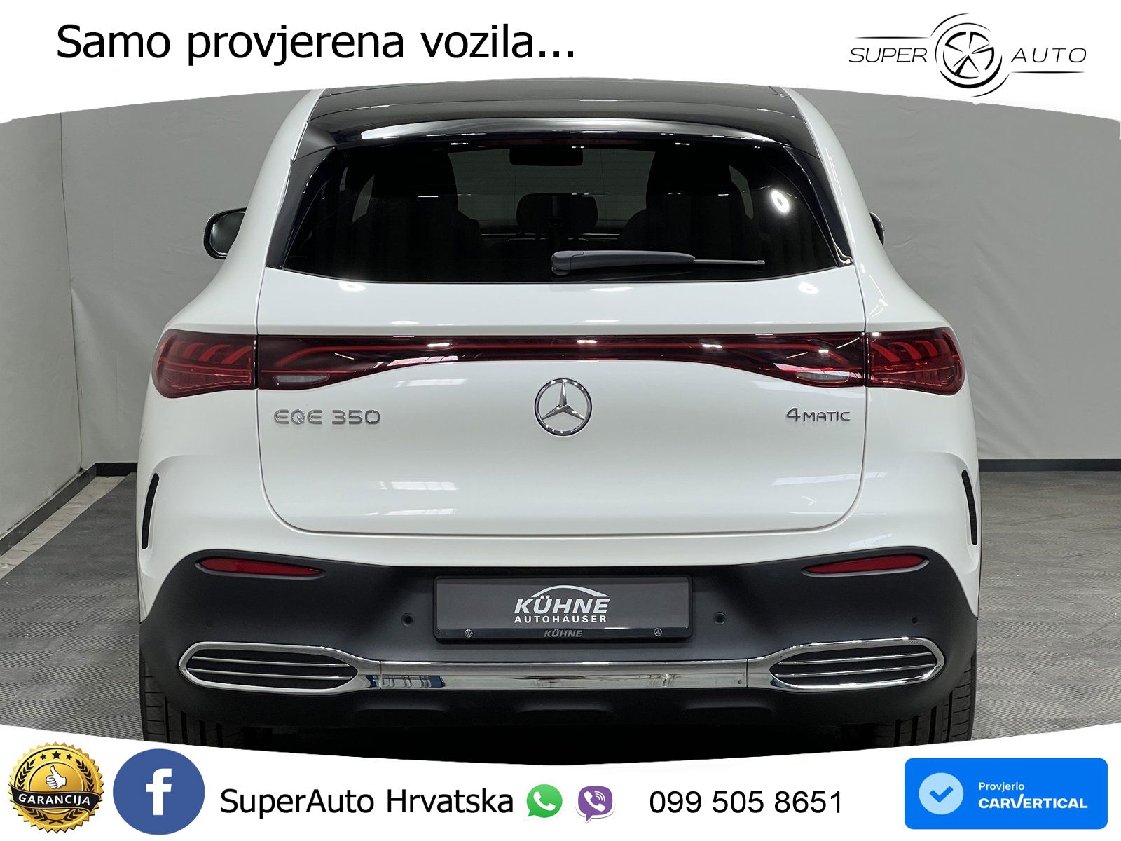Mercedes EQE SUV 350 98 kWh (292 KS) 4MATIC AMG ZRAČNI+ACC+GR SJED+360+PANO