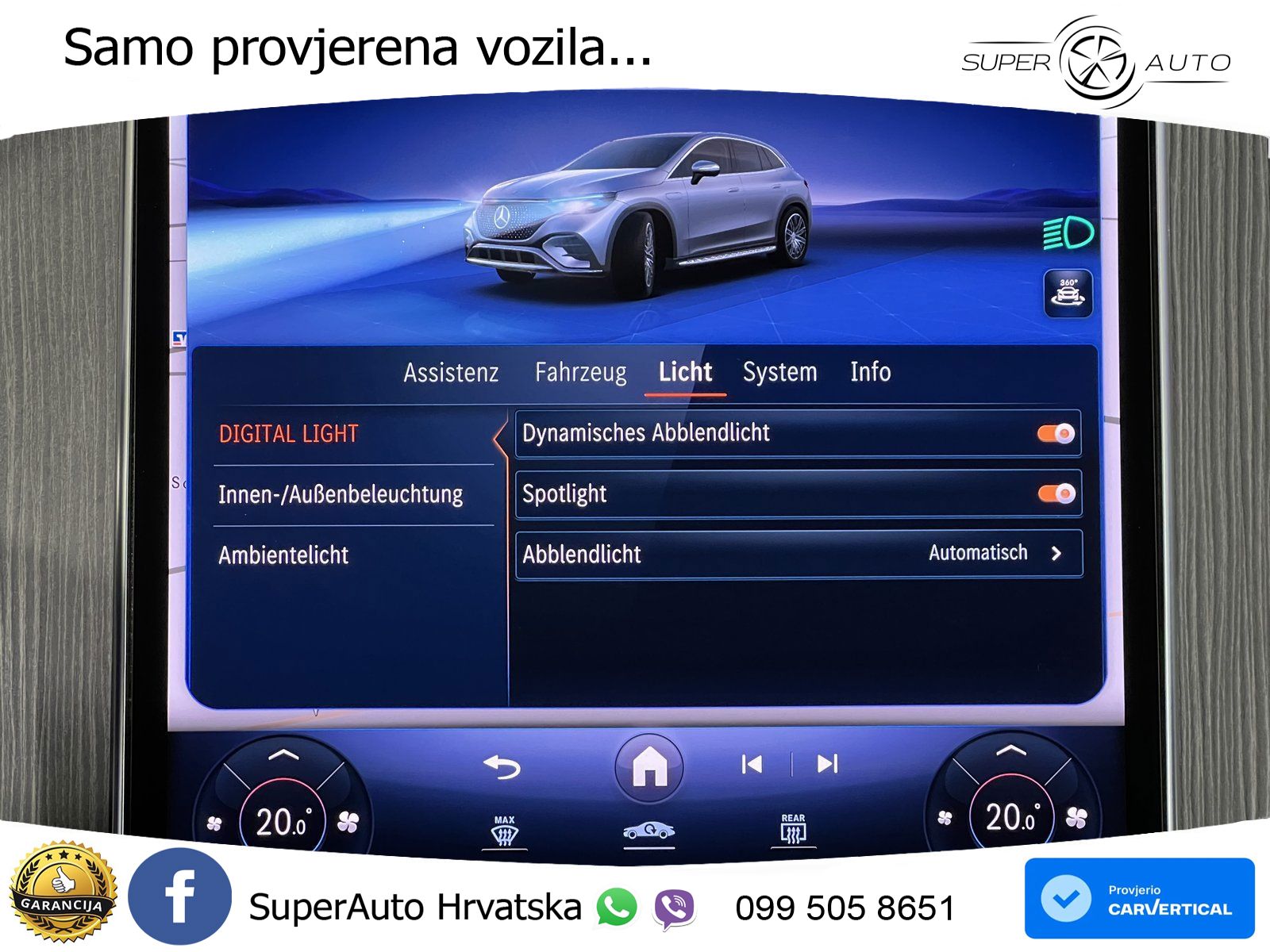 Mercedes EQE SUV 350 98 kWh (292 KS) 4MATIC AMG ZRAČNI+ACC+GR SJED+360+PANO
