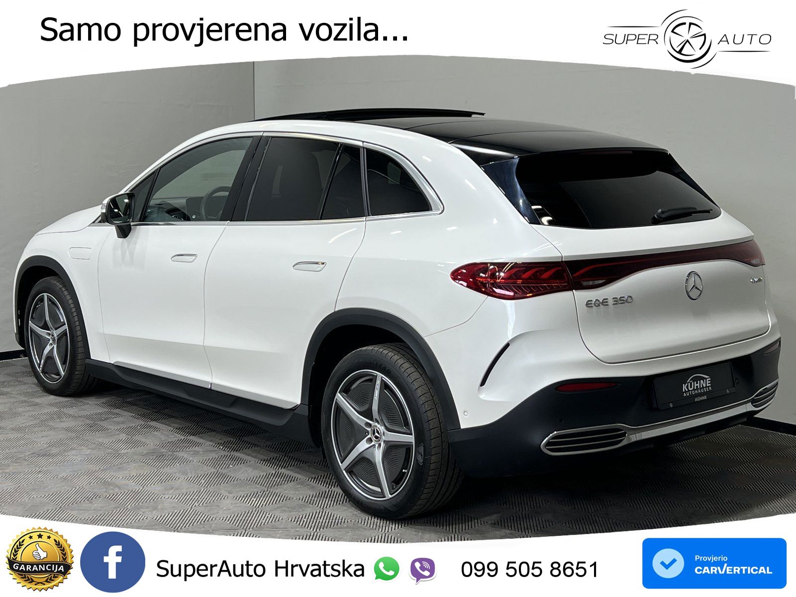 Mercedes EQE SUV 350 98 kWh (292 KS) 4MATIC AMG ZRAČNI+ACC+GR SJED+360+PANO