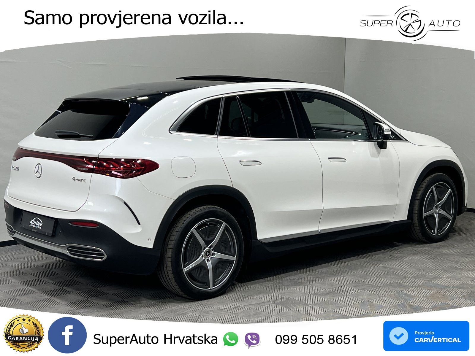 Mercedes EQE SUV 350 98 kWh (292 KS) 4MATIC AMG ZRAČNI+ACC+GR SJED+360+PANO
