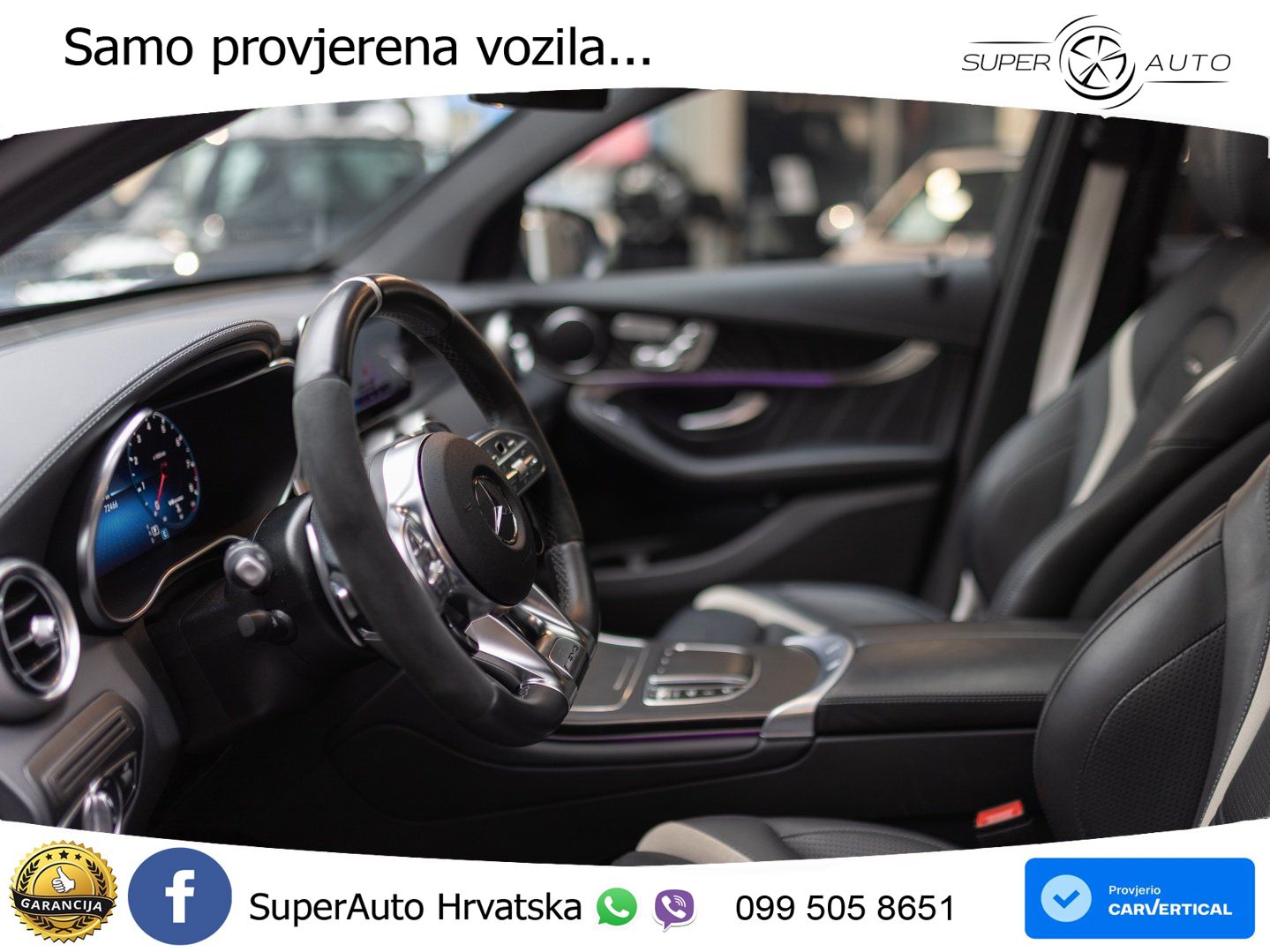Mercedes GLC Coupe AMG 63 S V8 (510 KS) 4MATIC+ MCT ZRAČNI+ACC+GR SJED+360
