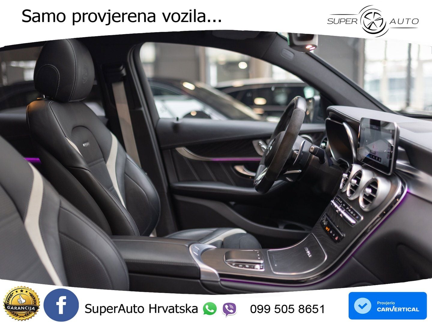 Mercedes GLC Coupe AMG 63 S V8 (510 KS) 4MATIC+ MCT ZRAČNI+ACC+GR SJED+360
