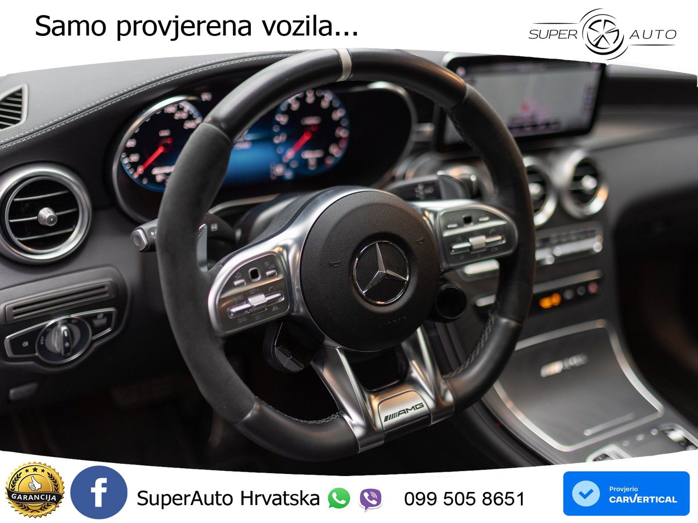 Mercedes GLC Coupe AMG 63 S V8 (510 KS) 4MATIC+ MCT ZRAČNI+ACC+GR SJED+360