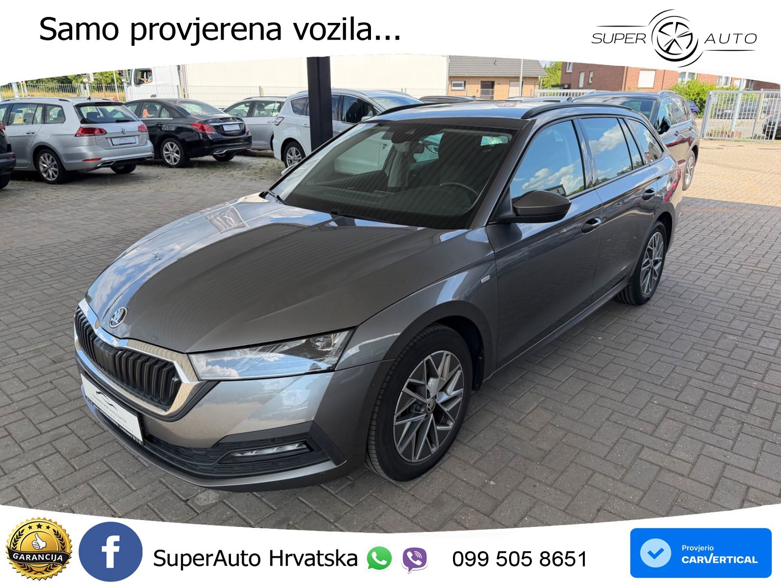 Škoda Octavia Combi 2.0 TDI (150 KS) DSG LED+GR SJED+ACC