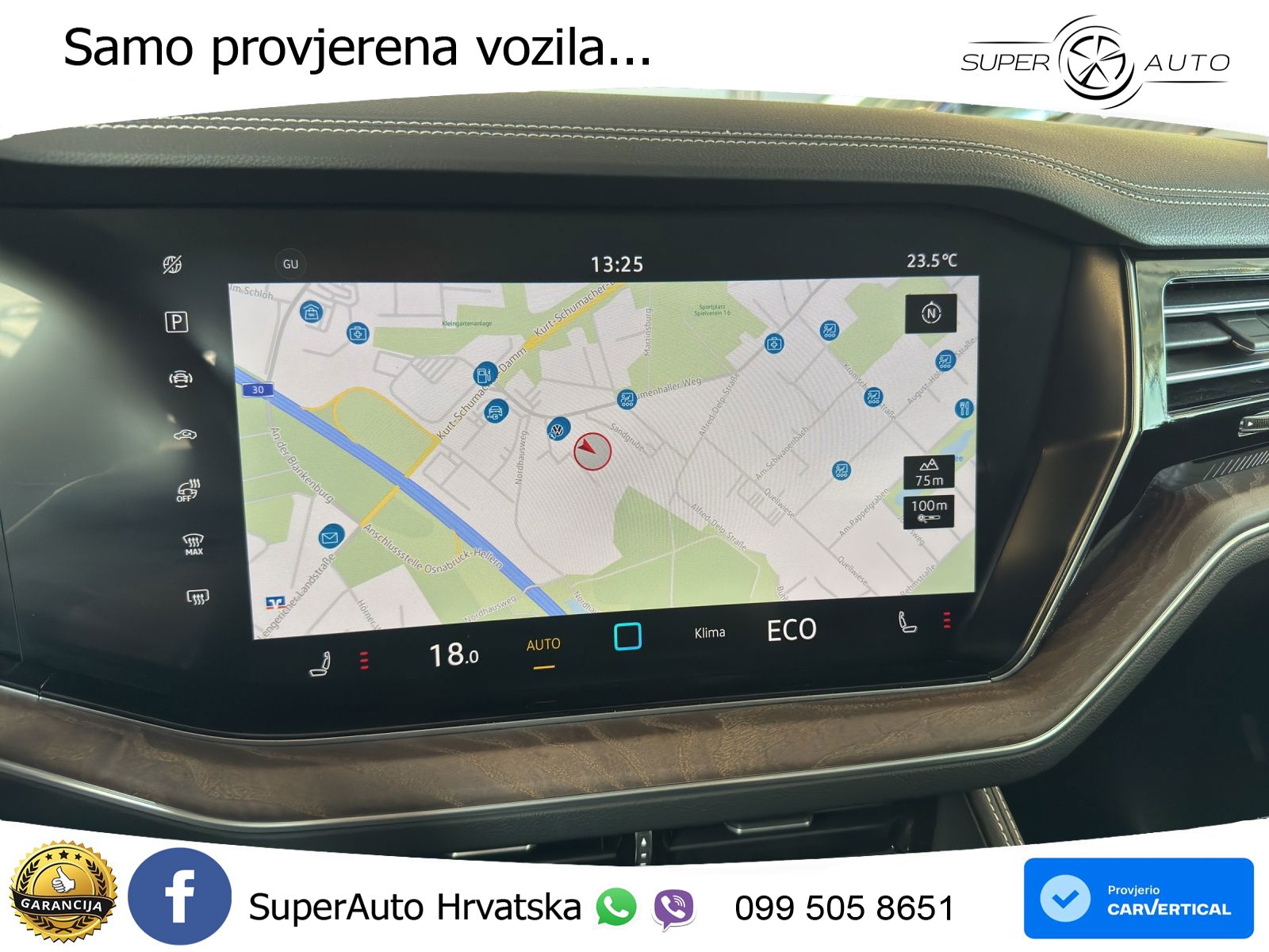 Volkswagen Touareg 3.0 V6 TDI (286 KS) 4MOTION Tiptronic ZRAČNI+ACC+GR SJED+KAM+PANO