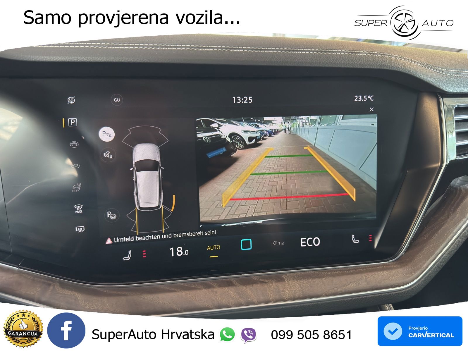 Volkswagen Touareg 3.0 V6 TDI (286 KS) 4MOTION Tiptronic ZRAČNI+ACC+GR SJED+KAM+PANO