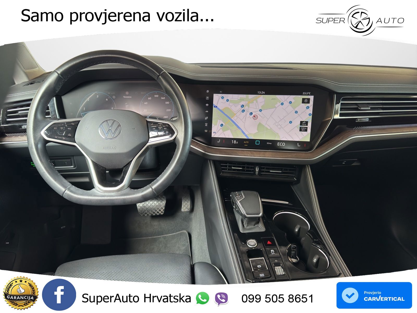 Volkswagen Touareg 3.0 V6 TDI (286 KS) 4MOTION Tiptronic ZRAČNI+ACC+GR SJED+KAM+PANO