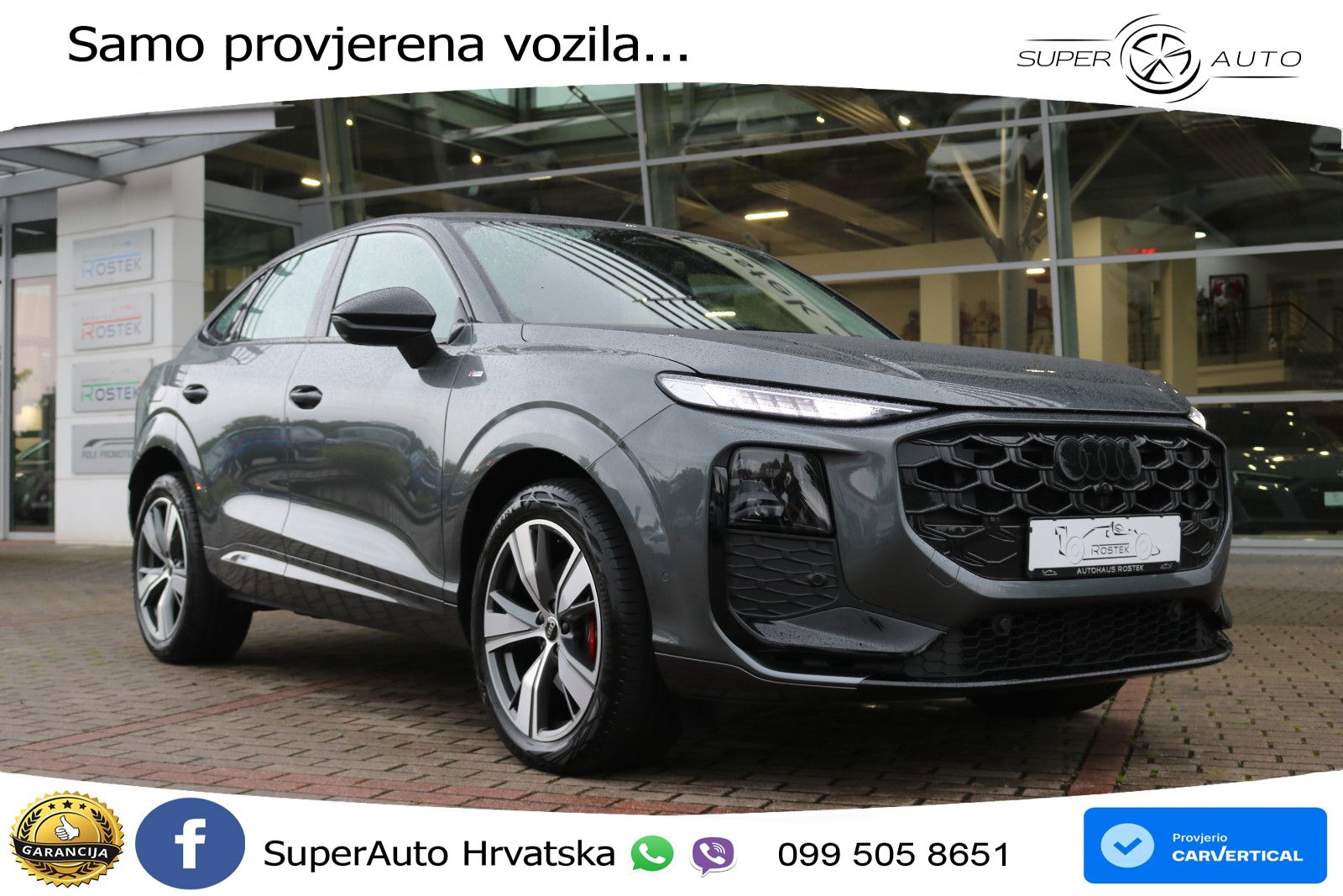 Audi Q3 Sportback 2.0 TDI (150 KS) S tronic S line MATRIX+GR SJED+KAM