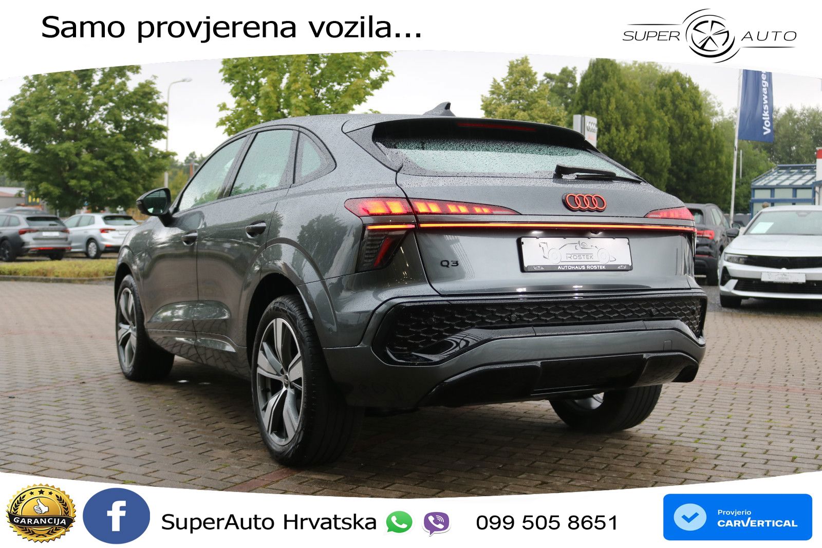Audi Q3 Sportback 2.0 TDI (150 KS) S tronic S line MATRIX+GR SJED+KAM