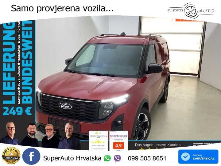 Ford Transit Courier 1.0 EcoB Aut Active ACC+TotWinke 125 KS