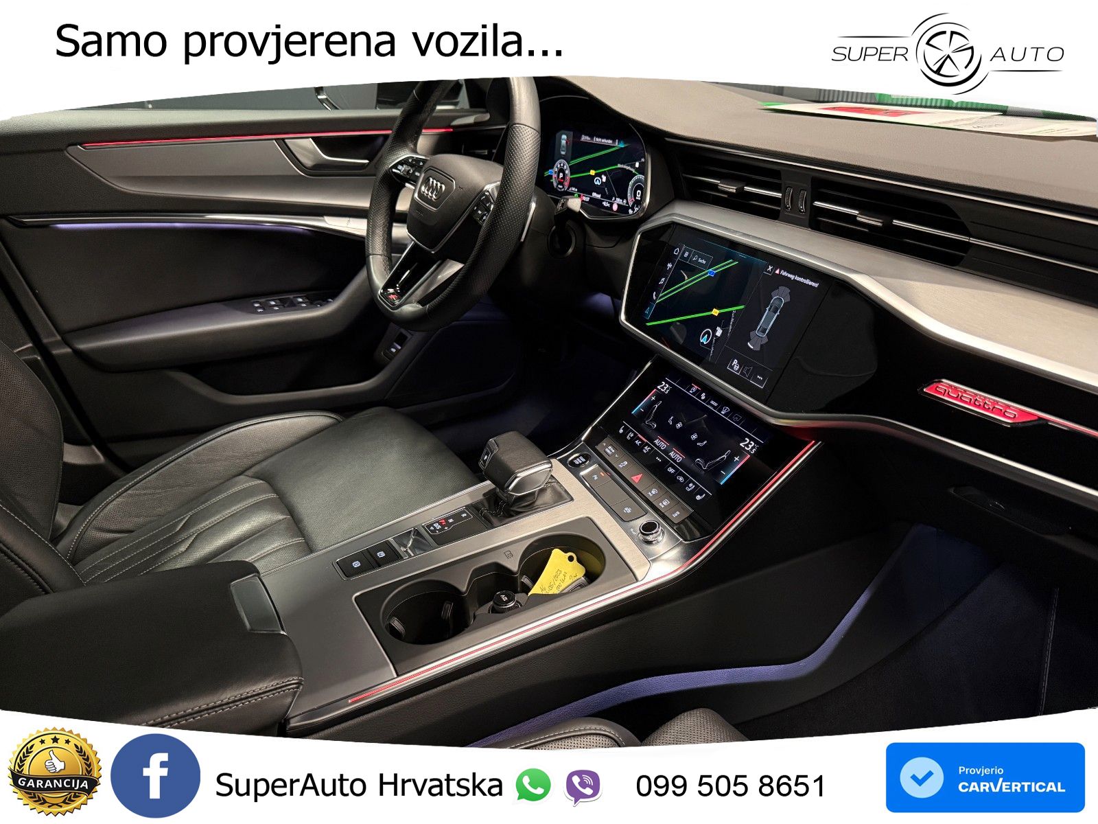 Audi A6 45 TFSI (265 KS) quattro ultra S tronic S line LED+GR SJED+ACC