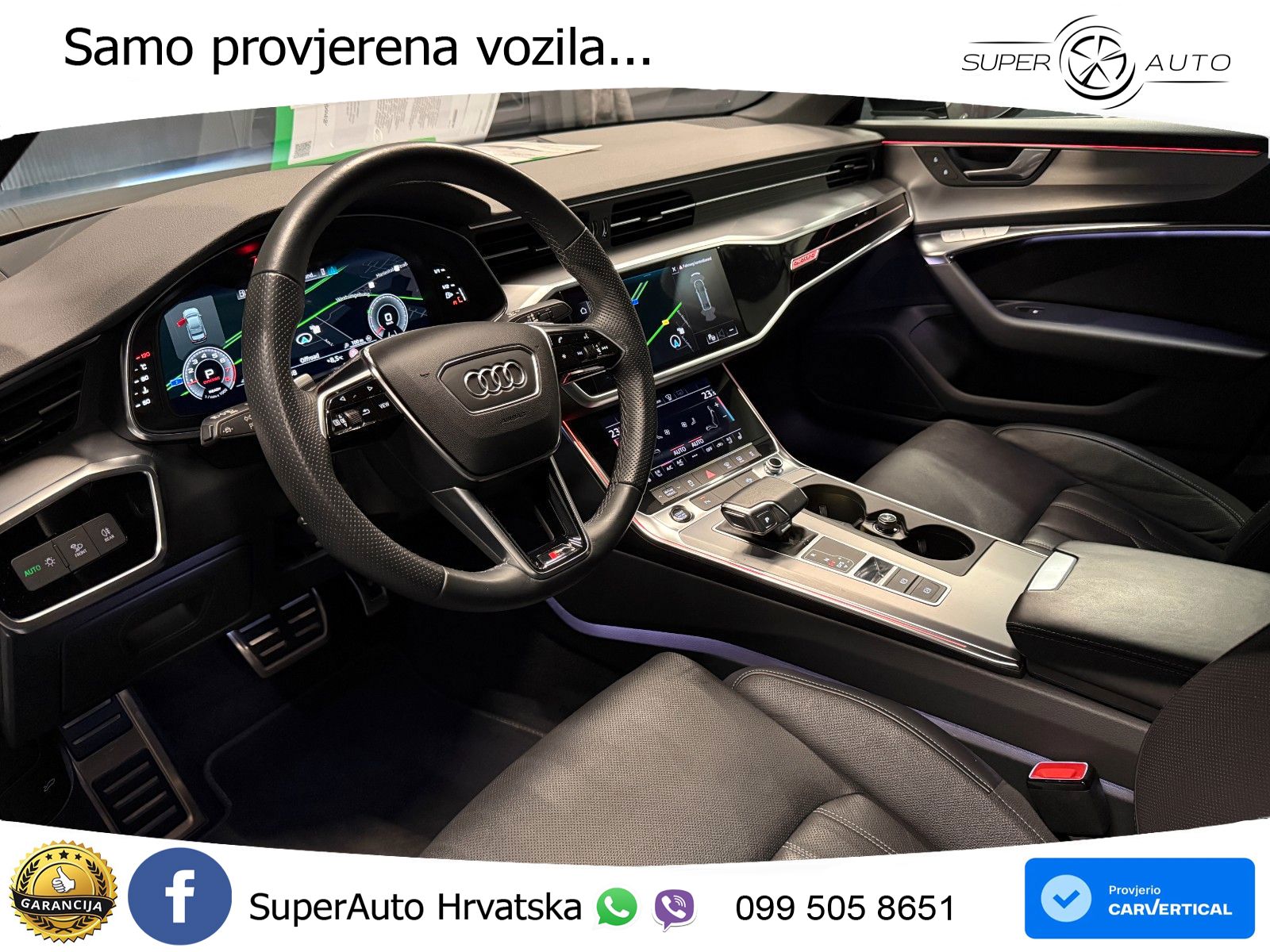Audi A6 45 TFSI (265 KS) quattro ultra S tronic S line LED+GR SJED+ACC