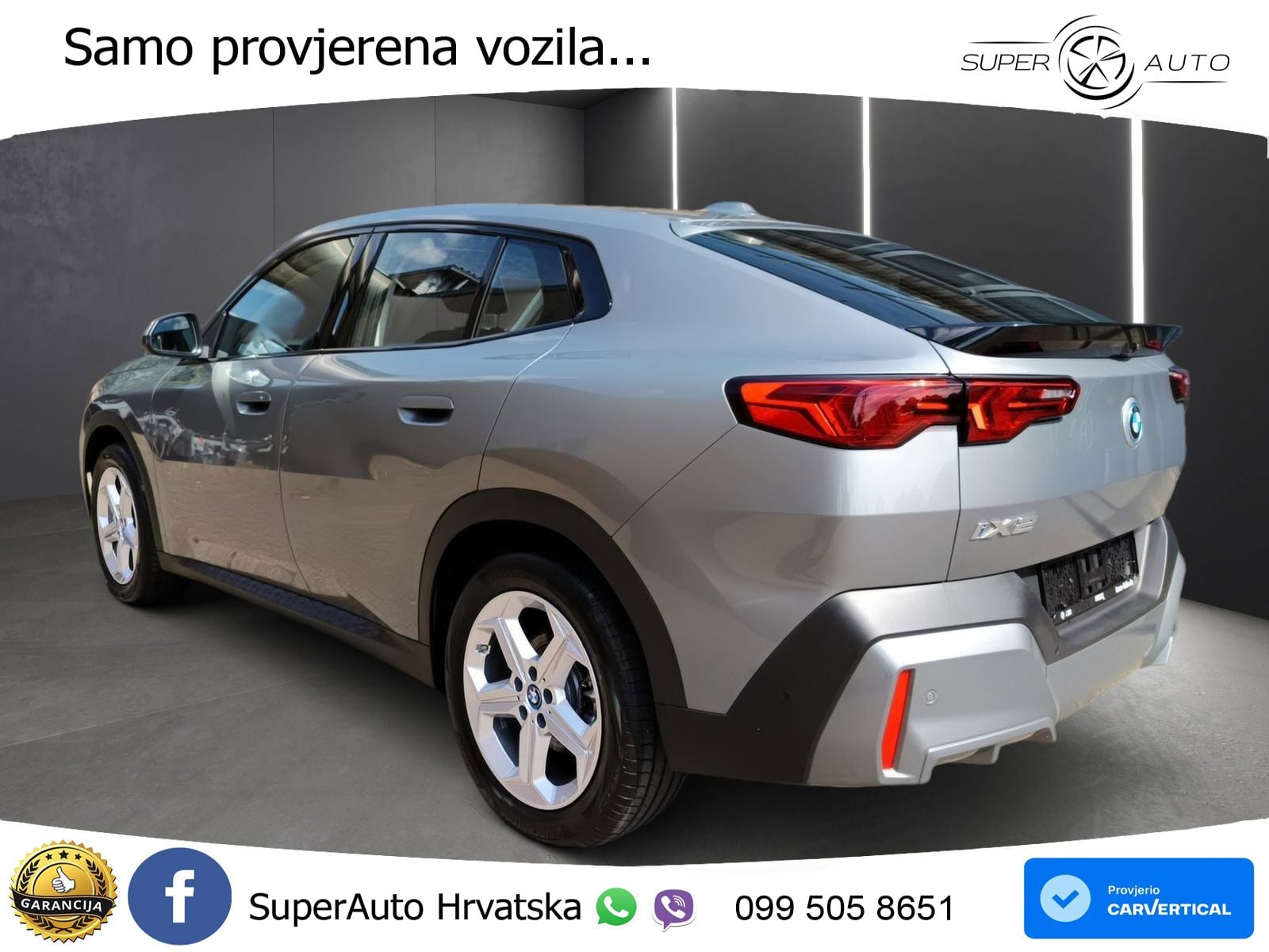 BMW iX2 66.5 kWh (313 KS) xDrive30 LED+GR SJED+ACC