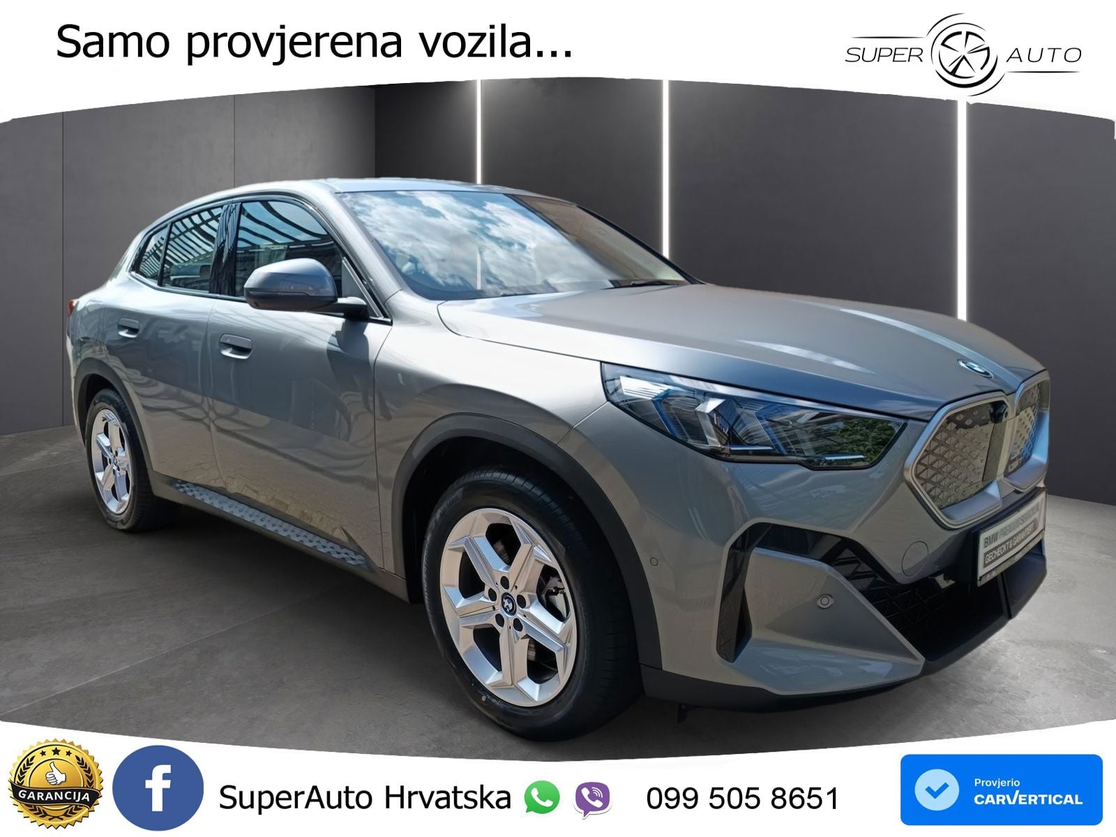 BMW iX2 66.5 kWh (313 KS) xDrive30 LED+GR SJED+ACC