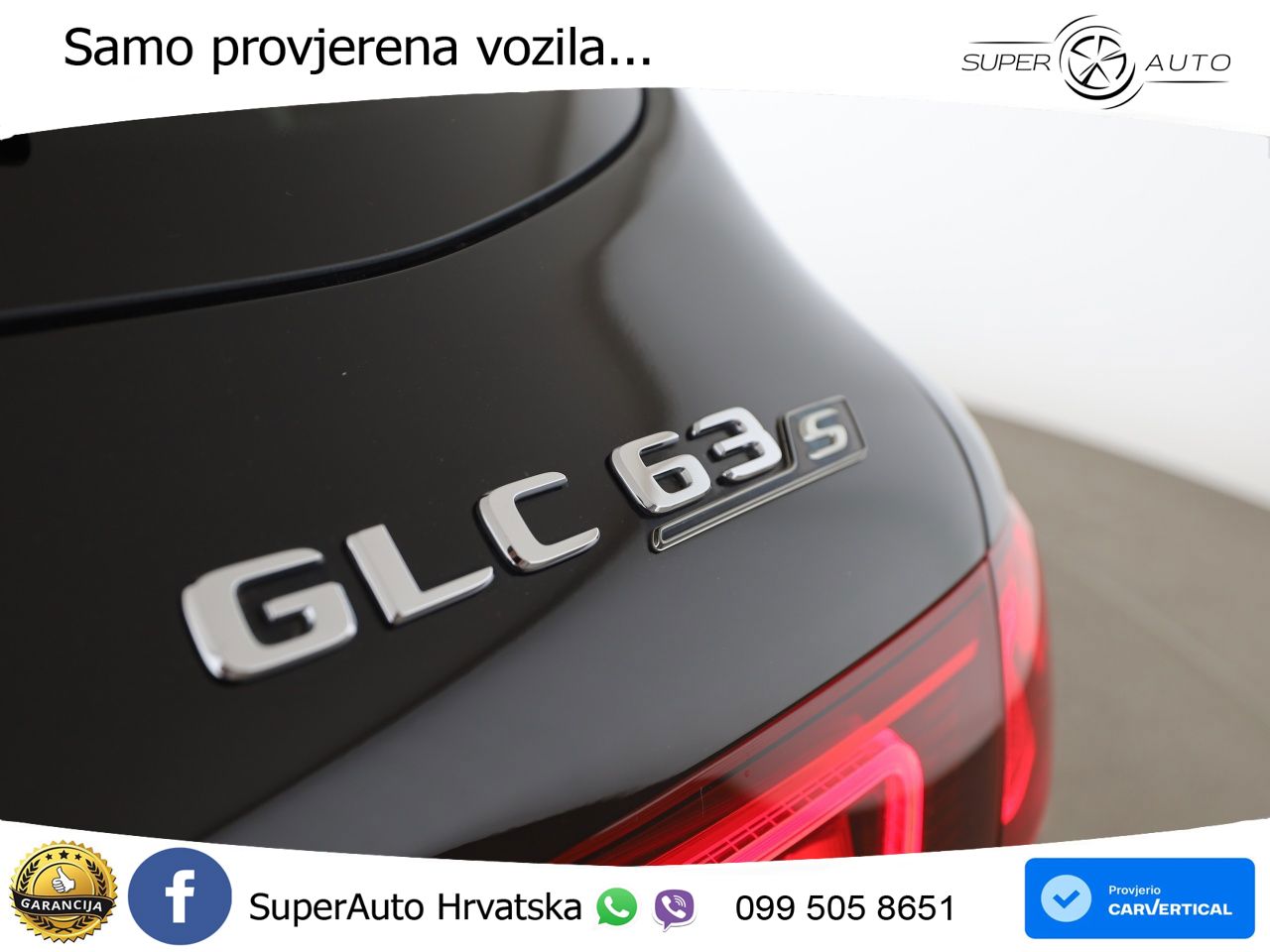Mercedes AMG GLC 63 S V8 (510 KS) 4MATIC+ MCT ACC+HEAD+GR SJED+360+PANO