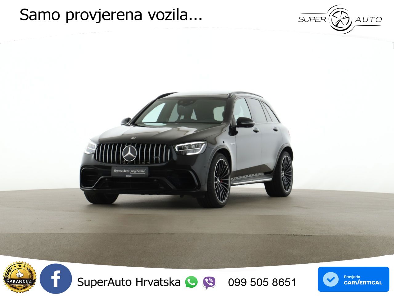 Mercedes AMG GLC 63 S V8 (510 KS) 4MATIC+ MCT ACC+HEAD+GR SJED+360+PANO