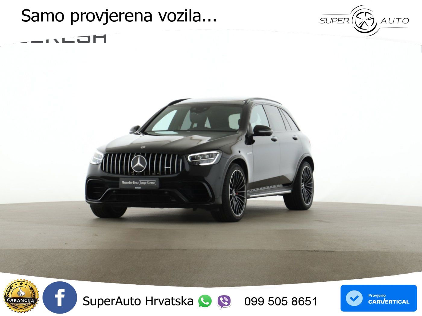 Mercedes AMG GLC 63 S V8 (510 KS) 4MATIC+ MCT ACC+HEAD+GR SJED+360+PANO