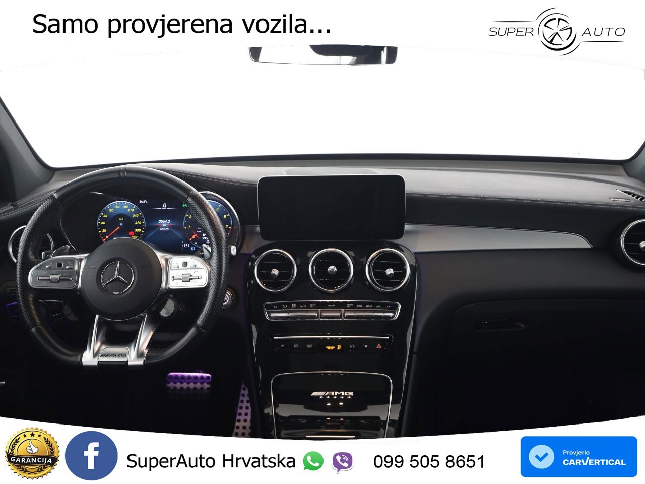 Mercedes AMG GLC 63 S V8 (510 KS) 4MATIC+ MCT ACC+HEAD+GR SJED+360+PANO