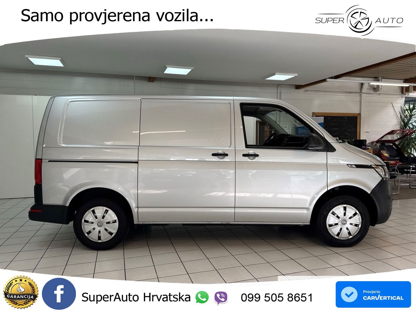 Volkswagen T6.1 Transporter Kasten AHK DAB 2x Schiebetür 15 150 KS